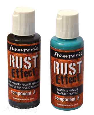 Набор компонентов для создания эффекта ржавчины Rust effect, 80 мл х 2 