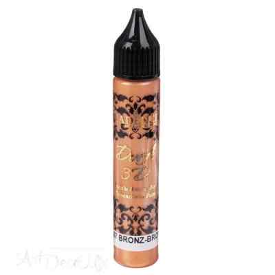 Краска акриловая контурная Cadence Dora 3D Metallic, 25 ml. Bronze-5167 