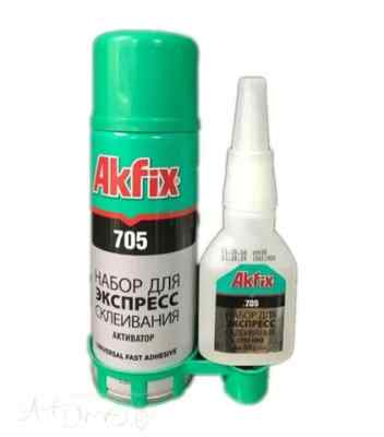 Двухкомпонентный клей мгновенного склеивания Akfix