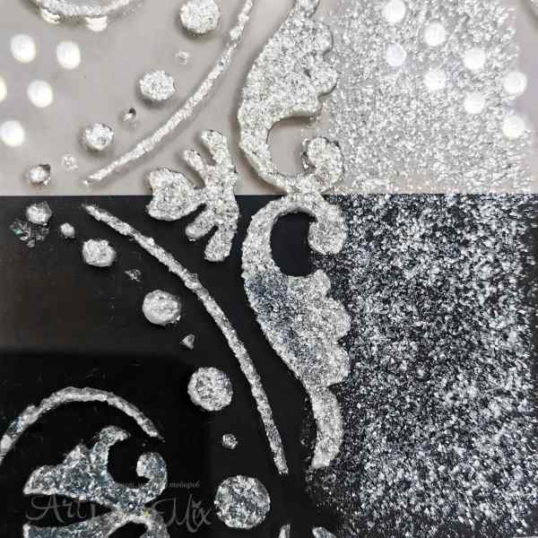 Структурный гель "Серебряная парча", 40мл., ProArt 