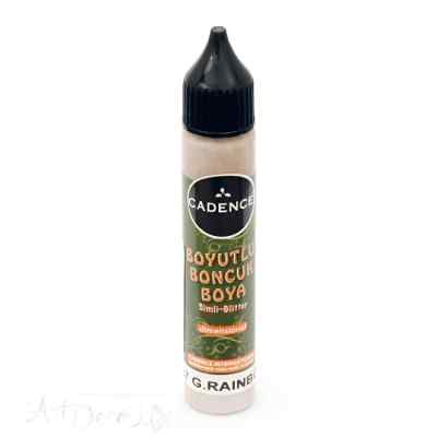 Краска контурная Cadence Glitter Dimensional Paint, 25 ml. Gold Rainbow-457