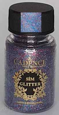Блёстки Cadence Glitter Powder, цвет 14 красный/синий голограмма, 45 мл.