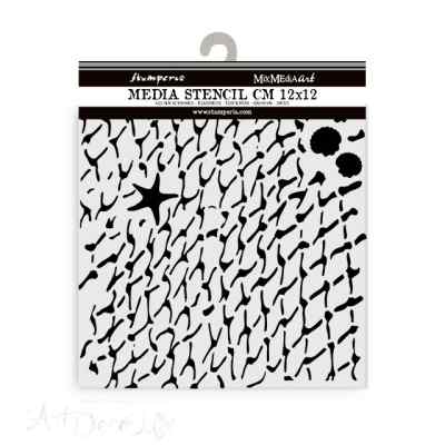 ПРЕДЗАКАЗ Трафарет "Silent Sea", 12*12см.   