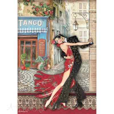 БУМАГА РИСОВАЯ STAMPERIA "ТАНГО, ЛЮБОВЬ" А4           