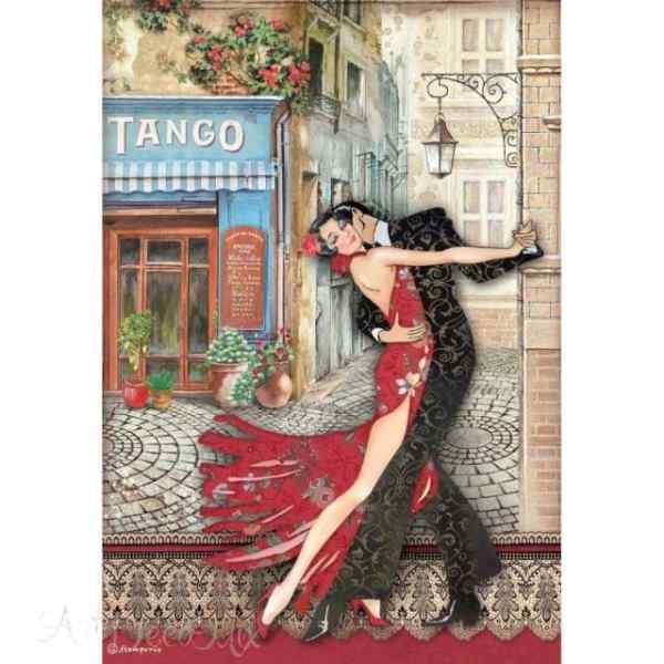 БУМАГА РИСОВАЯ STAMPERIA "ТАНГО, ЛЮБОВЬ" А4           