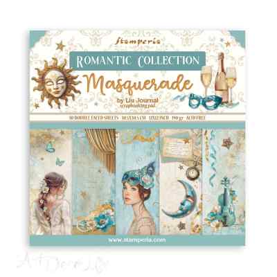 ПРЕДЗАКАЗ НАБОР БУМАГИ ДЛЯ СКРАПБУКИНГА "MASQUERADE" 30*30см.           