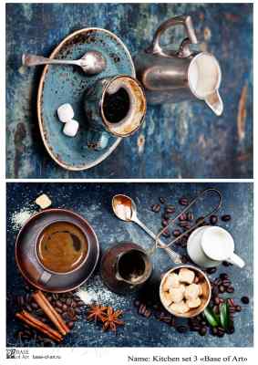 Карта для декупажа А4 Kitchen set 3