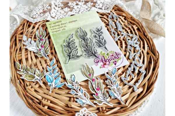 Набор штампы + ножи "Луговая магия"