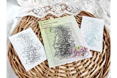 Штамп фоновый "Многоточие" 