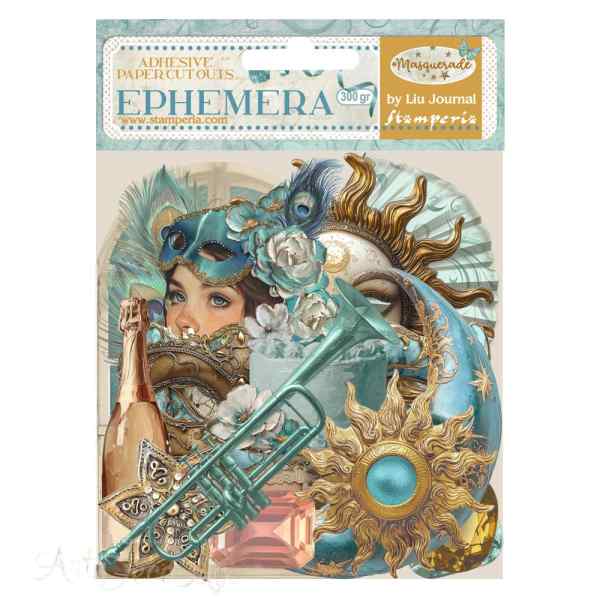 ПРЕДЗАКАЗ Набор высечки-чипборды Ephemera "MASQUERADE"        