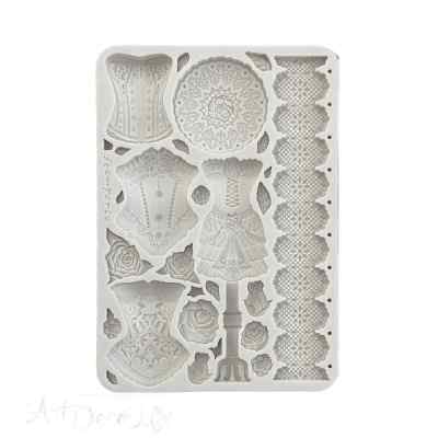 СИЛИКОНОВАЯ ФОРМА ДЛЯ МОДЕЛИРОВАНИЯ "OLD LACE", формат А5     