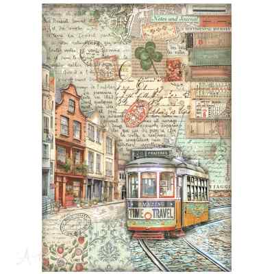 БУМАГА РИСОВАЯ STAMPERIA "ART OF TRAVELLING" А4 