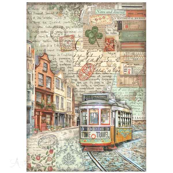 БУМАГА РИСОВАЯ STAMPERIA "ART OF TRAVELLING" А4 