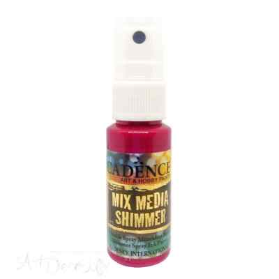 Чернильная краска-спрей металлик Cadence Mix Media Shimmer Metallic Spray Ink Paint, 25 ml маджента  MMS-07  
