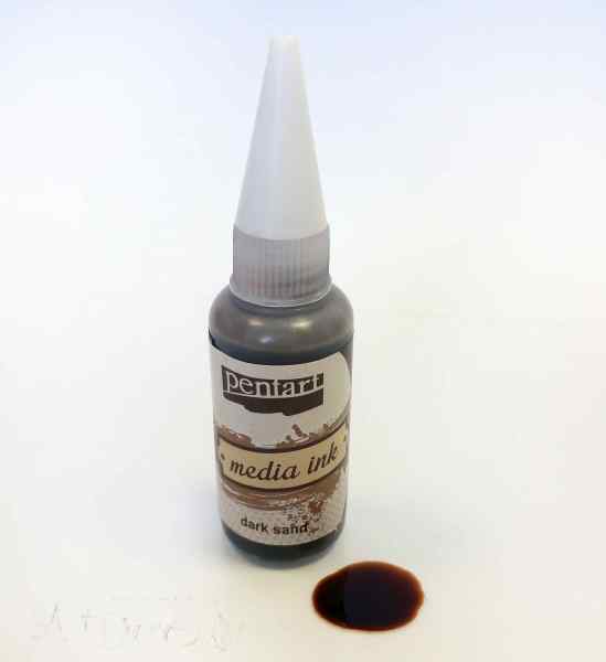 Чернила спиртовые Темный песок Dark sand Media Ink 20 мл