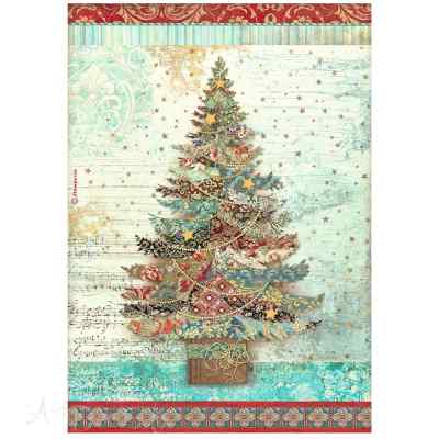БУМАГА РИСОВАЯ STAMPERIA "Christmas Greetin" А4   