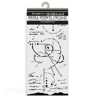 ПРЕДЗАКАЗ Трафарет "Silent Sea", 12*25см        