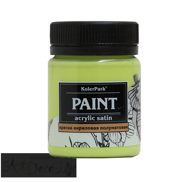 Краска акриловая сатиновая, 50мл. Груша