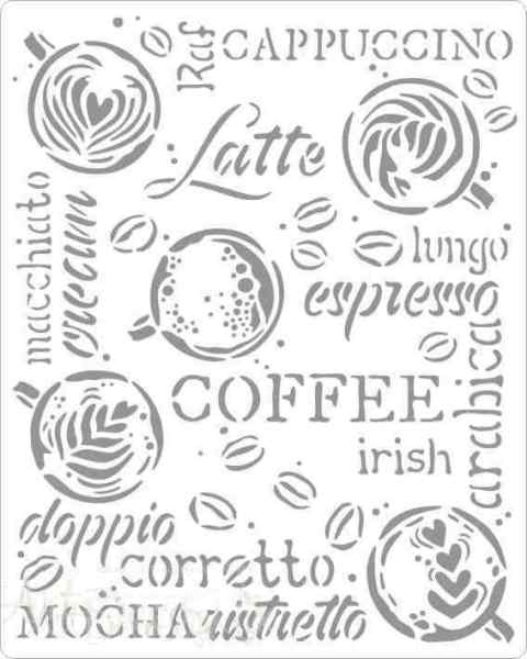 Трафарет "COFFEE & CHOCOLATE ", 20*25см  копия 