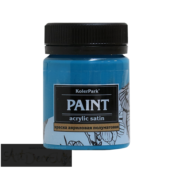 Краска акриловая сатиновая, 50мл. Джинс