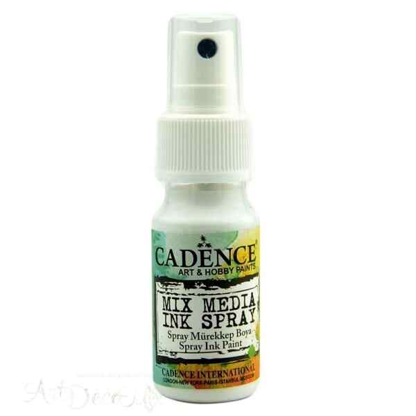 Чернильная краска-спрей Cadence цвет Белый 25 ml.