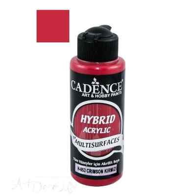 Краска универсальная акриловая Hybrid Acrylic 70 мл, цвет 53 малиново-красный