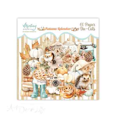 Набор высечки-чипборды AUTUMN SPLENDOR 60 штук 