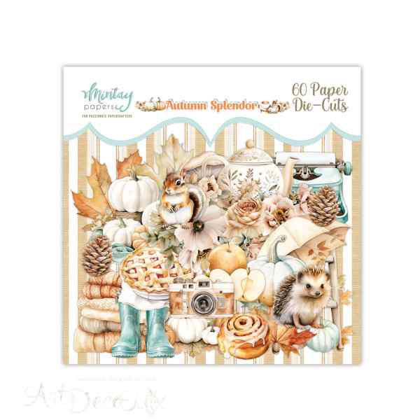 Набор высечки-чипборды AUTUMN SPLENDOR 60 штук 