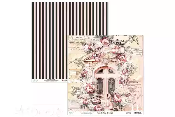 БУМАГА ДЛЯ СКРАПБУКИНГА "SEE YOU IN PARIS" 30*30см. 