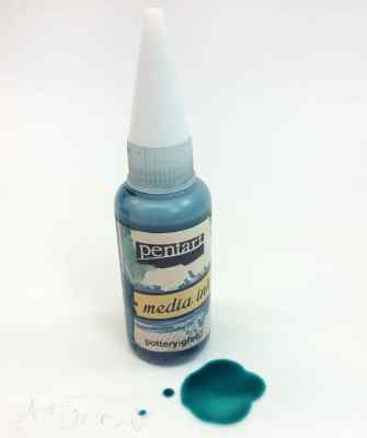 Чернила спиртовые Глиняный-зеленый Pottery green Media Ink 20 мл