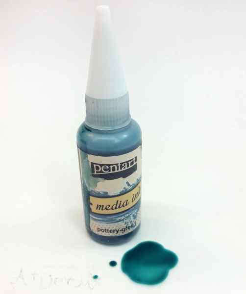 Чернила спиртовые Глиняный-зеленый Pottery green Media Ink 20 мл