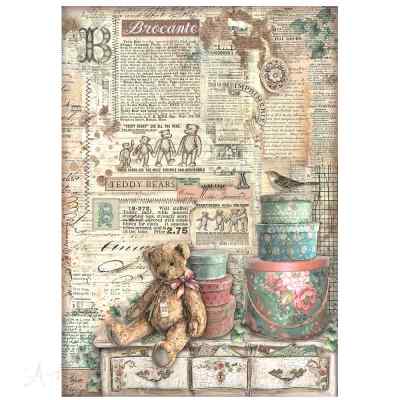 БУМАГА РИСОВАЯ STAMPERIA "BROCANTE ANTIQUES" А4      