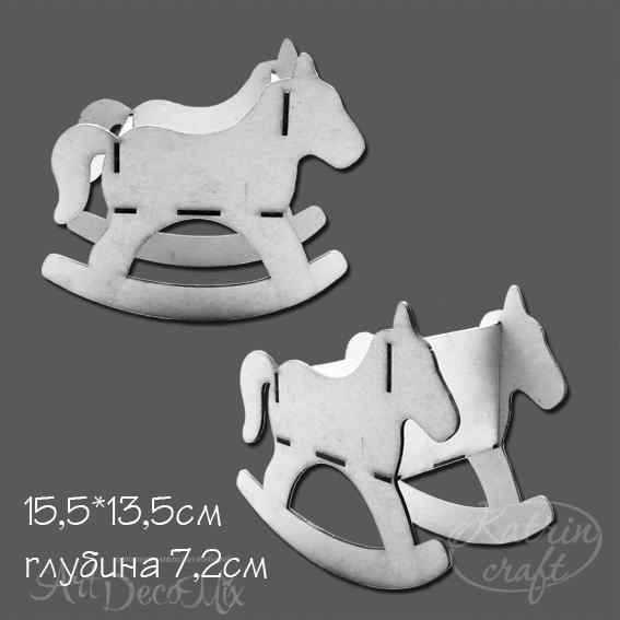 Чайная шкатулка Лошадка 13*10,5*7см