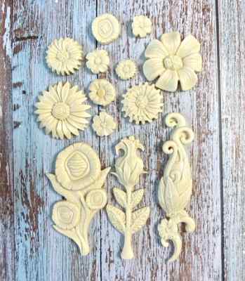 Набор Отливок из пластика "Цветы"