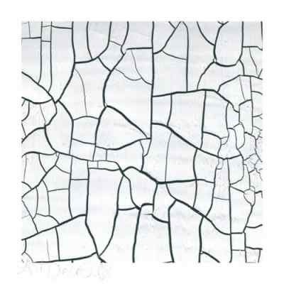 Рельефная кракелюрная паста, белая, 100мл. 