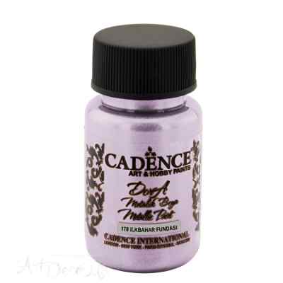 Краска акриловая Dora Metallic, 50мл, цвет Сирень