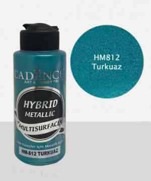 Краска гибридная металлик Hybrid Metallic, 70мл, цвет Бирюзовый