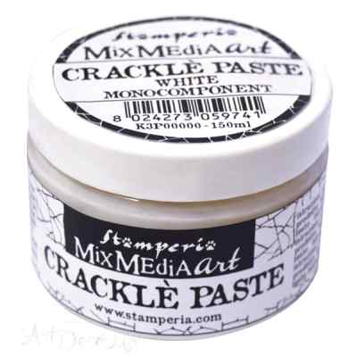 Паста для создания трещин белая, моно-компонент Crackle Paste 150 мл