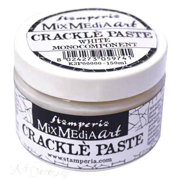 Паста для создания трещин белая, моно-компонент Crackle Paste 150 мл