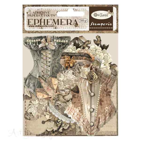 Набор высечки-чипборды Ephemera "OLD LACE"       