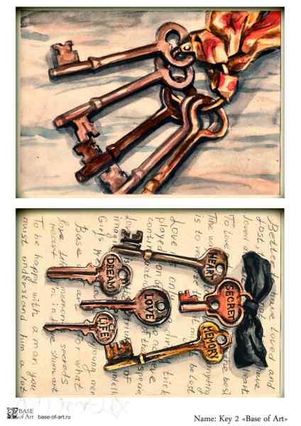 Карта для декупажа А4 Key 2