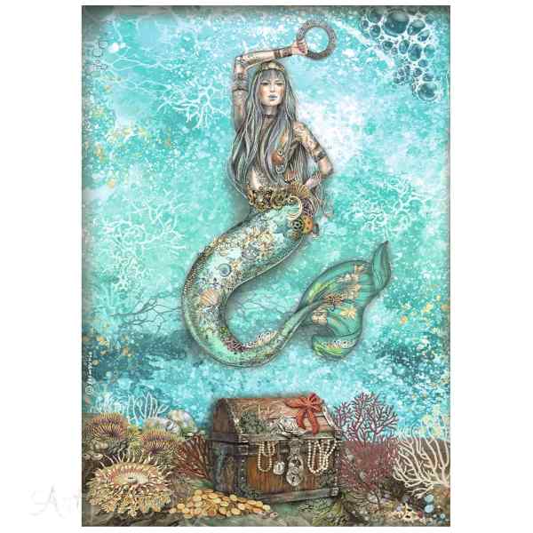 БУМАГА РИСОВАЯ STAMPERIA "SONGS OF THE SEA " А4    