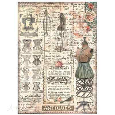 БУМАГА РИСОВАЯ STAMPERIA "BROCANTE ANTIQUES" А4       