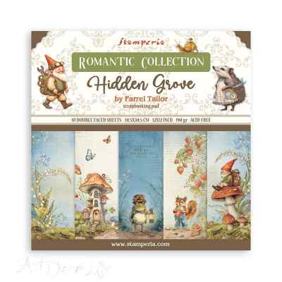 ПРЕДЗАКАЗ НАБОР БУМАГИ ДЛЯ СКРАПБУКИНГА "HIDDEN GROVE" 30*30см.          
