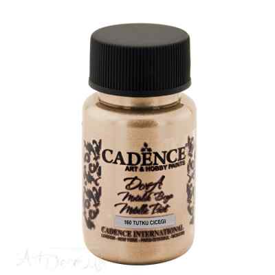 Краска акриловая Dora Metallic, 50мл, цвет Розово-бежевый