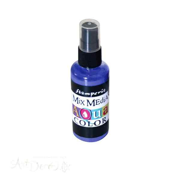 Краска-спрей фиолетовый Aquacolor Spray, 60 мл