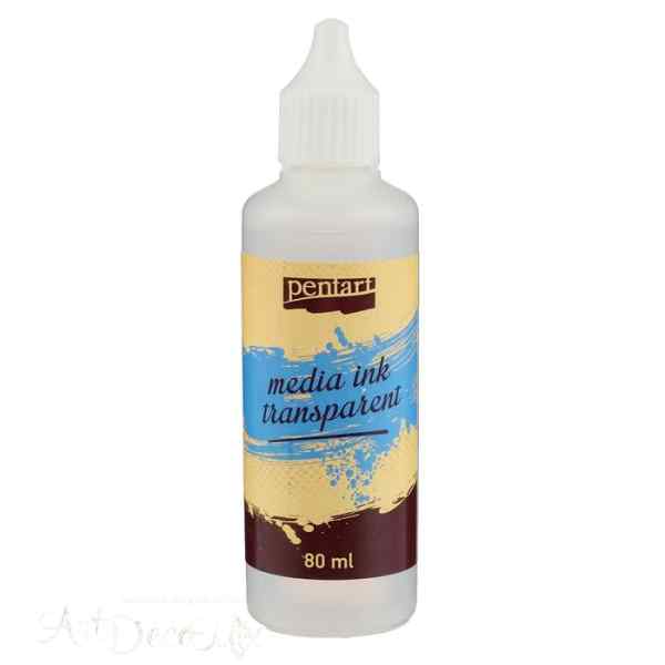 Чернила алкогольные Pentart Media Ink 80 мл прозрачный
