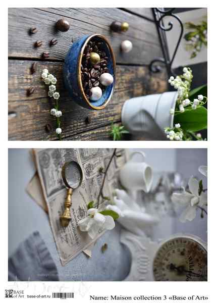 Карта для декупажа А3 MAISON COLLECTION 3