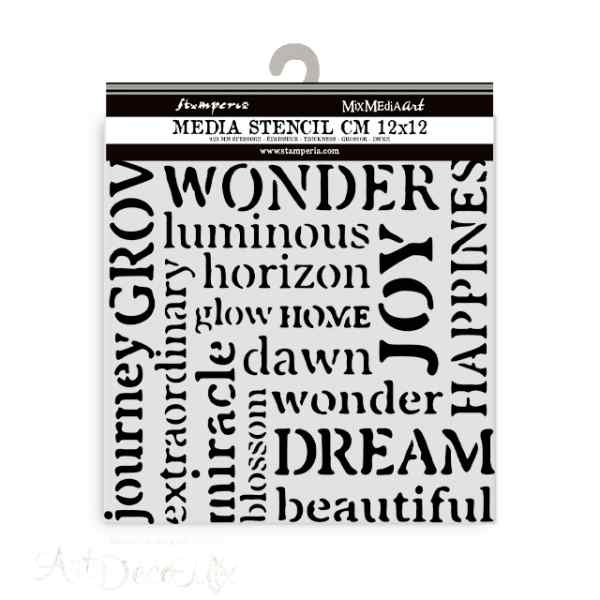 Трафарет "HIDDEN GROVE", 12*12см    