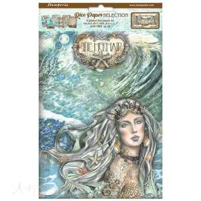 НАБОР РИСОВОЙ БУМАГИ STAMPERIA "SONGS OF THE SEA " А4  6 ШТ. 
